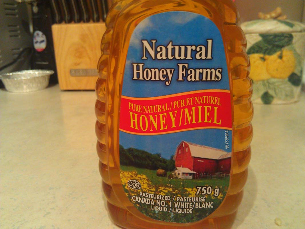 honey front labels