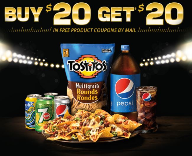Pepsi Superbowl Buy $20 Get $20 2016