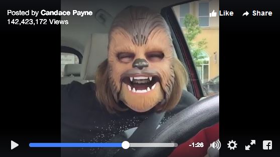 chewbacca lady laughing lady star wars candace payne