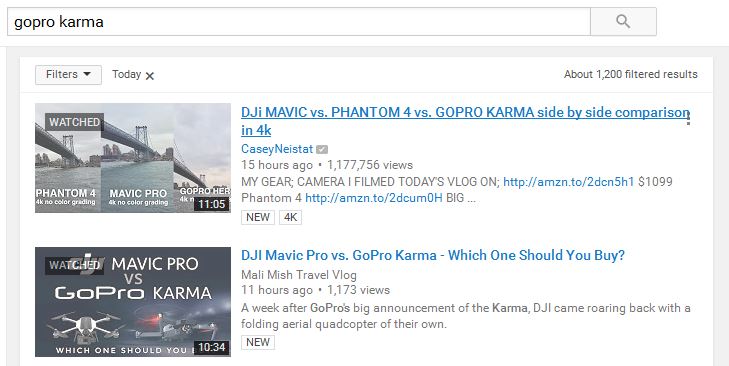 gopro karma dji mavic search results