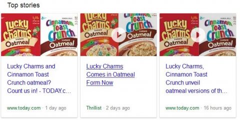 branded oatmeal lucky charms