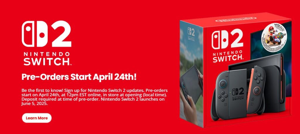 The Non Specialty Stores And Nintendo Switch 2 Pre Orders - Alan Yu
